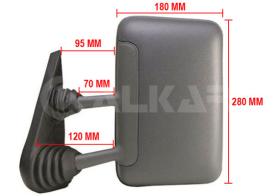 ALKAR 6101972 - IZQUIERDO,COMPLETO,ESPEJO ANGULO MUERTO,MANUAL,CONVEXO,BRAZO