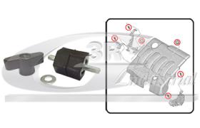 3RG 80203LD - SOPORTE TAPA MOTOR