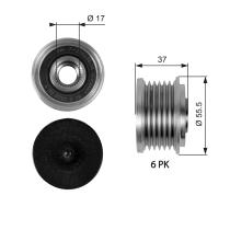 GATES OAP7046 - OAP7046 OVERRUNNING ALT.PULLEY