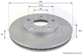 COMLINE ADC01100V - DISCO DE FRENO