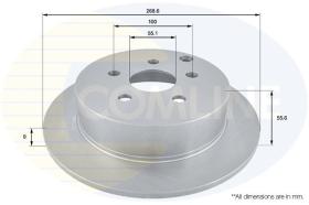 COMLINE ADC01103 - DISCO FRENO