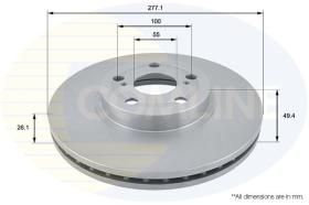 COMLINE ADC01109V - DISCO DE FRENO