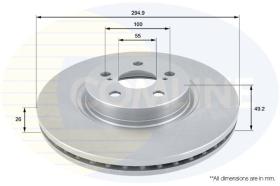 COMLINE ADC01110V - DISCO DE FRENO