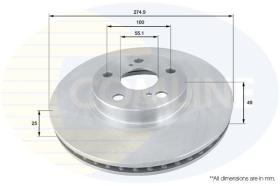 COMLINE ADC01113V - DISCO DE FRENO