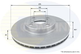 COMLINE ADC01114V - DISCO DE FRENO