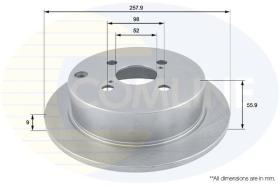 COMLINE ADC01115 - DISCO FRENO