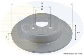 COMLINE ADC01116 - DISCO DE FRENO