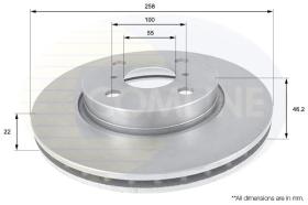 COMLINE ADC01133V - DISCO DE FRENO