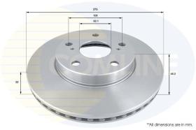 COMLINE ADC01140V - DISCO FRENO