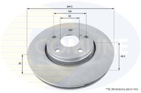 COMLINE ADC01150V - DISCO DE FRENO