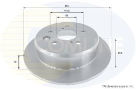 COMLINE ADC01157 - DISCO FRENO