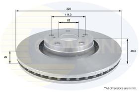 COMLINE ADC01165V - DISCO DE FRENO
