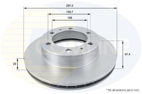 COMLINE ADC01169V - DISCO DE FRENO