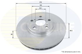 COMLINE ADC0154V - DISCO FRENO