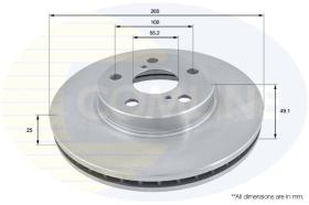 COMLINE ADC0171V - DISCO FRENO