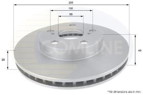 COMLINE ADC0175V - DISCO DE FRENO