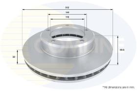 COMLINE ADC0182V - DISCO FRENO