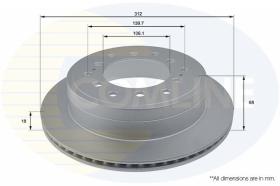 COMLINE ADC0185V - DISCO DE FRENO