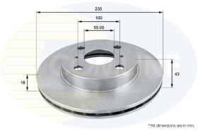 COMLINE ADC0193V - DISCO FRENO