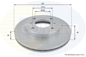 COMLINE ADC0219V - DISCO DE FRENO