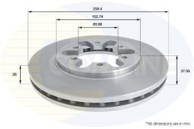 COMLINE ADC0220V - DISCO FRENO