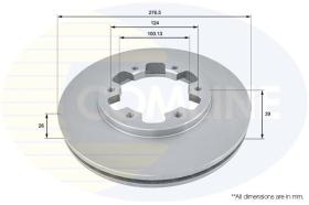 COMLINE ADC0238V - DISCO DE FRENO