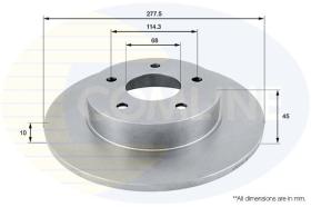 COMLINE ADC0261 - DISCO DE FRENO