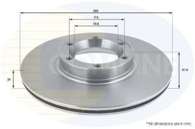 COMLINE ADC0263V - DISCO DE FRENO