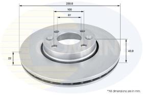COMLINE ADC0266V - DISCO DE FRENO