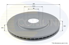COMLINE ADC0269V - DISCO FRENO