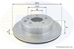 COMLINE ADC0272V - DISCO FRENO