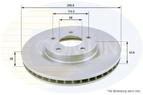 COMLINE ADC0274V - DISCO DE FRENO