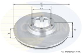 COMLINE ADC0307V - DISCO FRENO