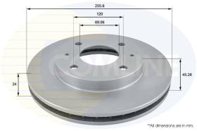 COMLINE ADC0333V - DISCO DE FRENO