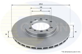 COMLINE ADC0336V - DISCO DE FRENO