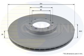 COMLINE ADC0346V - DISCO FRENO
