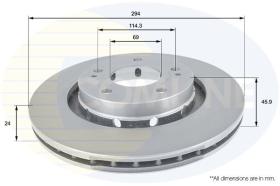COMLINE ADC0370V - DISCO DE FRENO