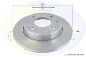 COMLINE ADC0372 - DISCO FRENO