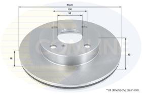 COMLINE ADC0407V - DISCO FRENO