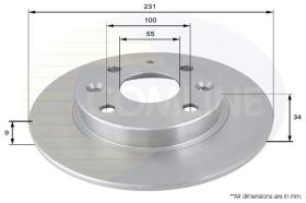 COMLINE ADC0415 - DISCO FRENO