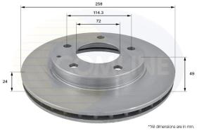 COMLINE ADC0416V - DISCO DE FRENO