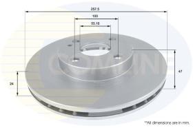 COMLINE ADC0437V - DISCO FRENO