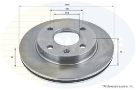 COMLINE ADC0440V - DISCO DE FRENO