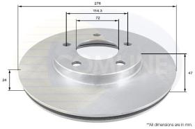 COMLINE ADC0442V - DISCO FRENO