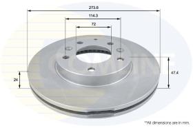 COMLINE ADC0443V - DISCO DE FRENO