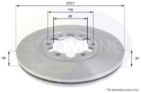 COMLINE ADC0451V - DISCO DE FRENO