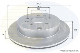 COMLINE ADC0458V - DISCO FRENO