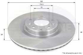 COMLINE ADC0460V - DISCO FRENO