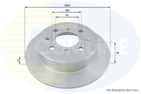 COMLINE ADC0510 - DISCO DE FRENO