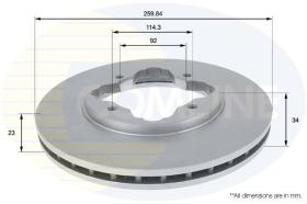 COMLINE ADC0515V - DISCO FRENO